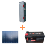 ユニットボックス+ソーラーパネル+バッテリー